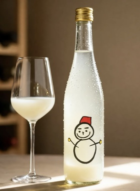 仙禽雪人清酒 活性浊酒清酒 鲜活爽快 柔和甘甜 13度日本清酒米酒