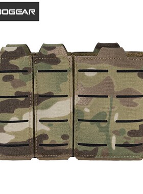 IDOGEAR小钢蝎 三联9mm/5.56组合蛋夹包molle攻击面板战术快拔套