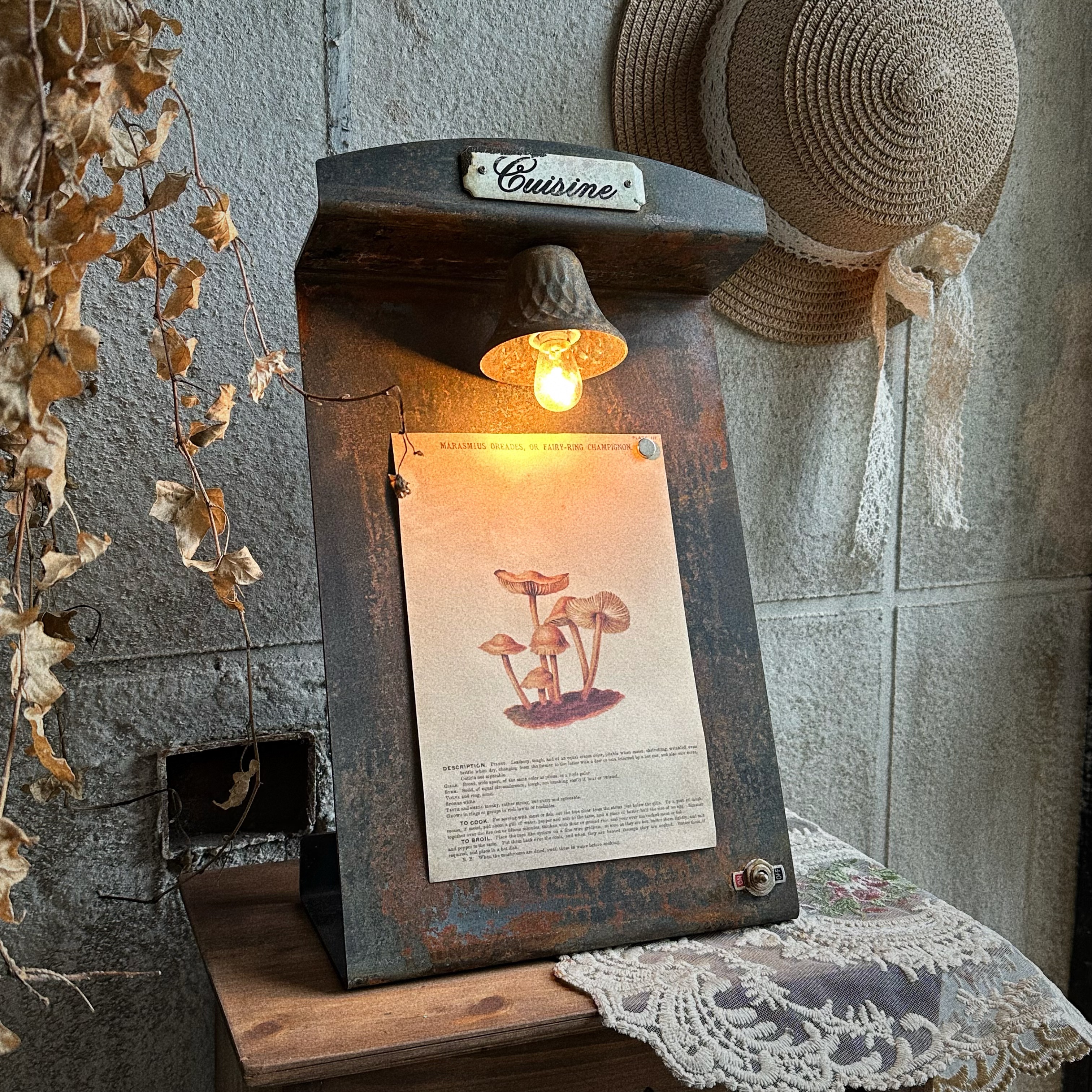 全铁艺中古风台灯 复古风咖啡馆餐厅民宿陈列灯甜品店招牌展示灯