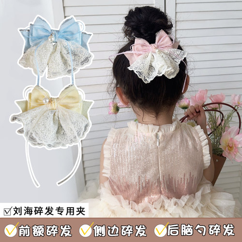 儿童发夹女童侧边夹子头饰宝宝发卡小女孩发饰可爱公主头饰发饰