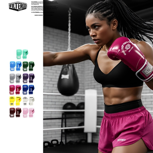 FILTERED漆皮乳胶拳套拳格斗散打健身运动搏击手套职业比赛拳套男