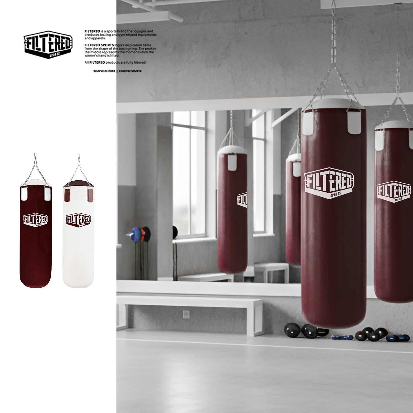 品牌特惠FILTERED拳击沙袋