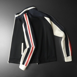 F6077-27019-P1502025新款秋冬男士立领开衫大码卫衣，男装卫衣，钱塘6077