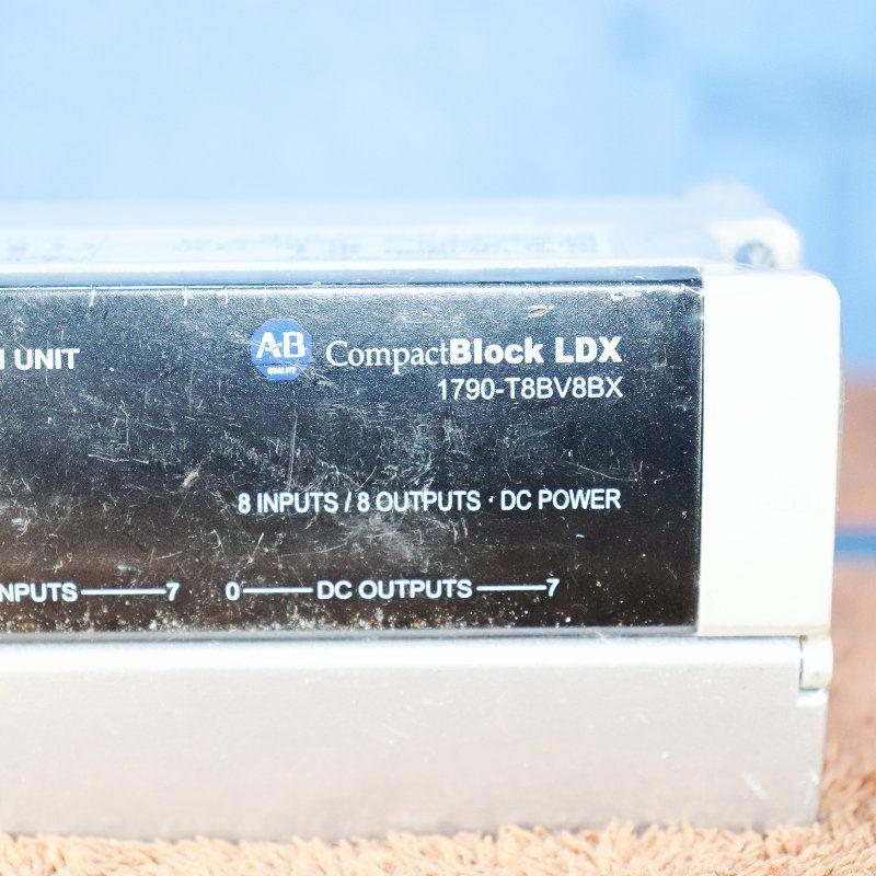 AB COMPACT BLOCK LDX 1790-T8BV8BX 8 INPUTS OUTPUTS 95752201