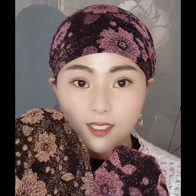 新款回族头巾帽梅花亮丝包头帽时尚居家帽套头帽子遮白发妈妈盖头