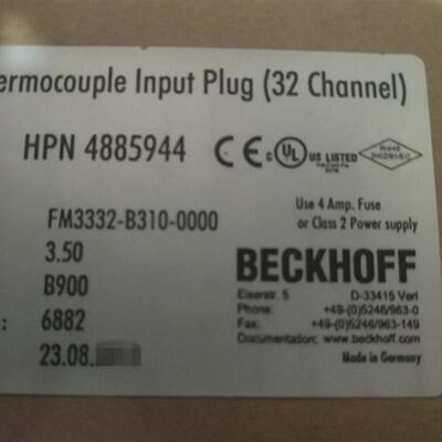 全新FM3332-B310-0000倍福beckhoff 原装现货