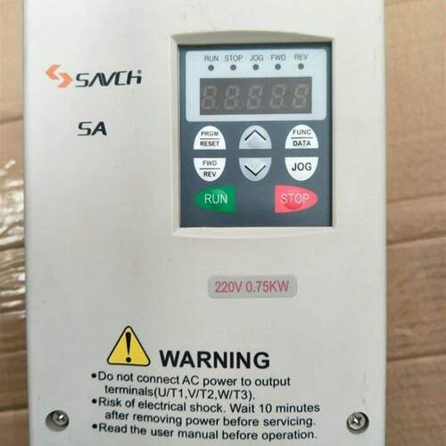 SANCH/三基变频器 SA-2007B 0.75KW 220V  二手 拆机 实物 已测