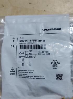 原装 正品 进口接近开关 BI5U-MT18-AP6X-H1141 订 1635240
