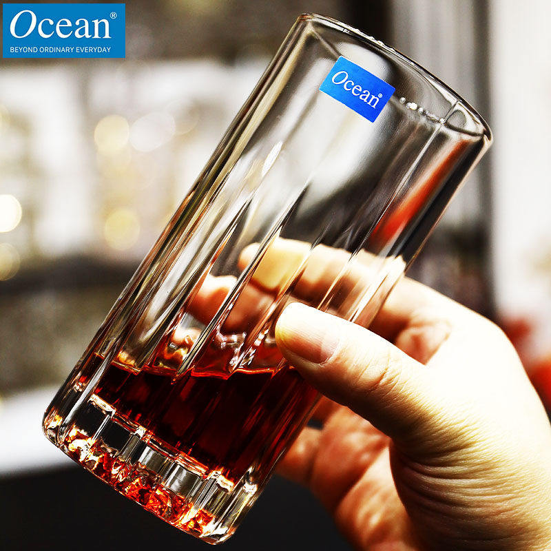 泰国进口威士忌杯水晶玻璃洋酒杯子绿茶杯开水杯饮料啤酒杯套装