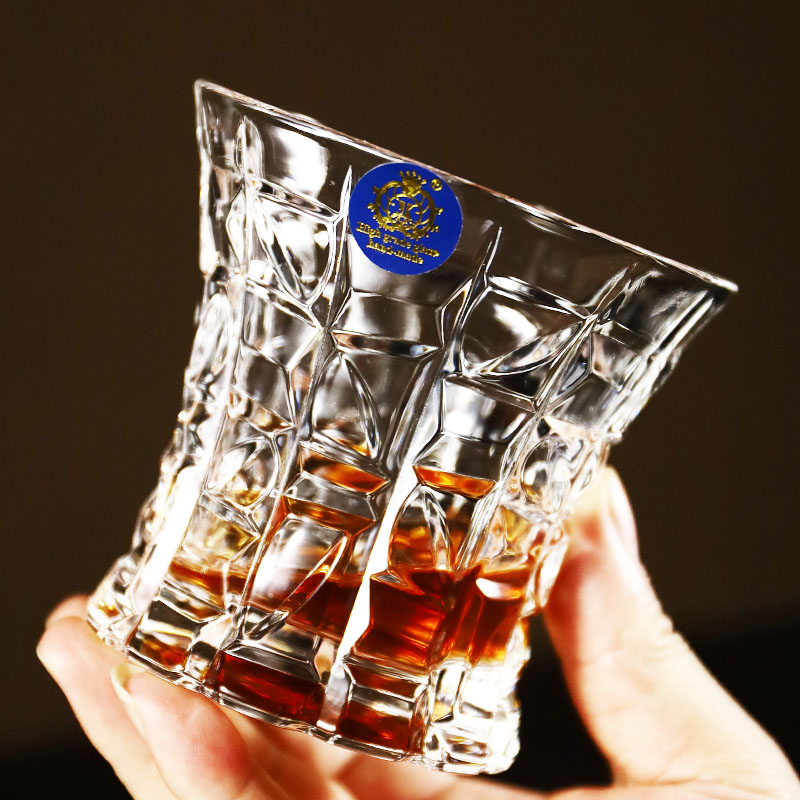 创意威士忌杯子水晶玻璃洋酒杯啤酒杯水晶酒杯套装欧式家用酒具