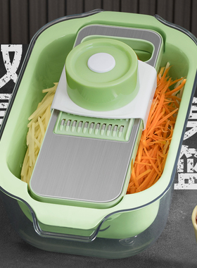 克欧克家用土豆丝切丝器多功能厨房削擦刨丝切片机不锈钢切菜神器