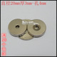 磁钢园形打孔D20X3 强力磁铁 4mm 强磁吸铁石磁石 钕铁硼超强磁铁
