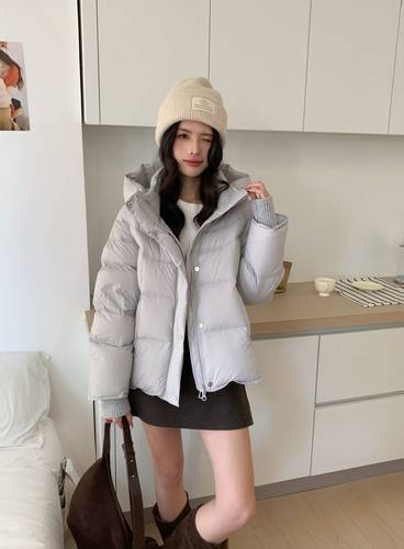 羽绒服女中长款2024冬季新款时尚宽松收腰加厚保暖洋气外套9582