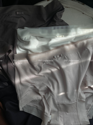 爱之礼80s超细桑蚕丝裸肌感无痕内裤女莫代尔包臀纯棉抑菌裆3条装