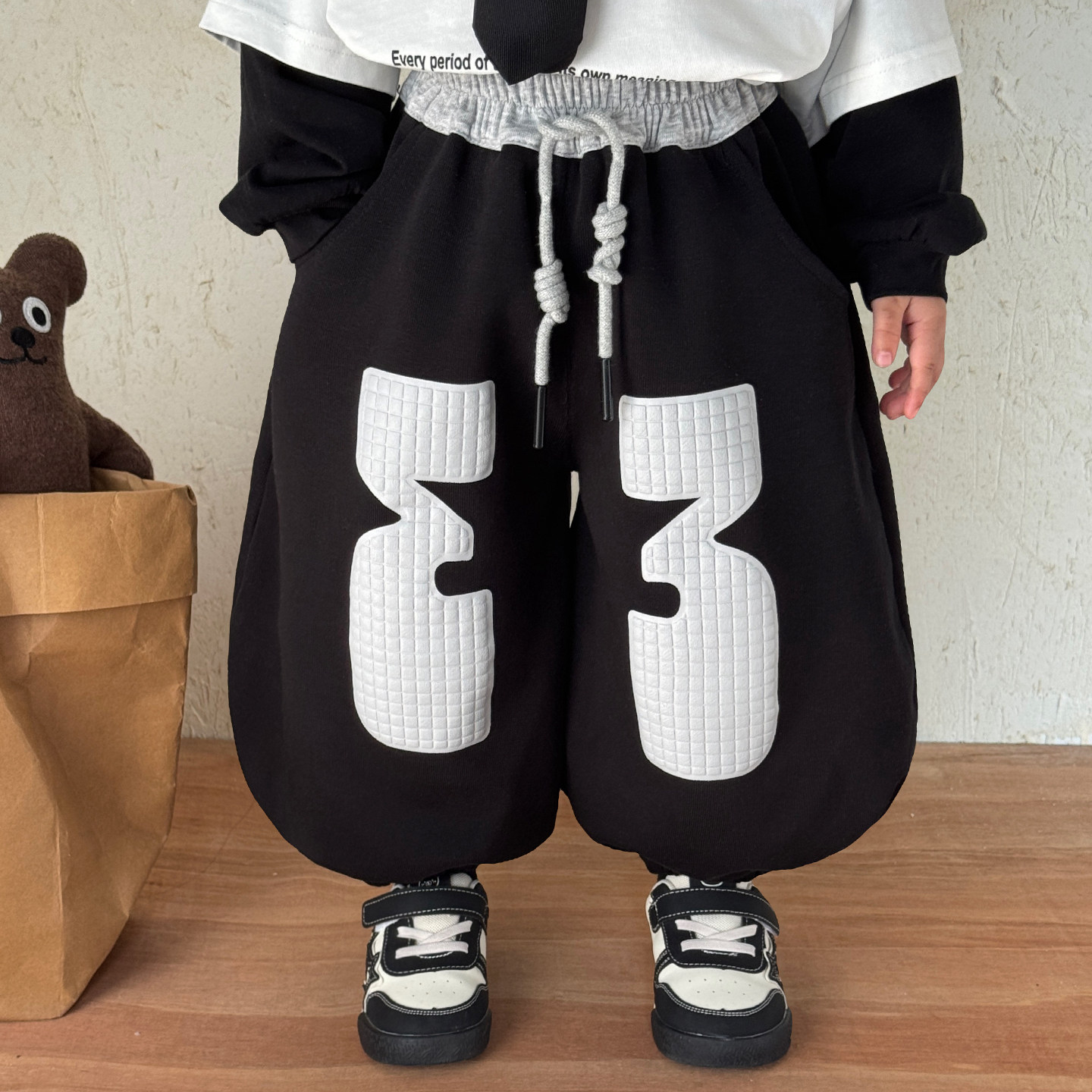 男童裤子2026新款春秋季韩版宽松童装宝宝灯笼裤儿童束脚哈伦裤潮,童装/婴儿装/亲子装,裤子,淘宝优惠券,粉丝福利购,淘宝优惠卷