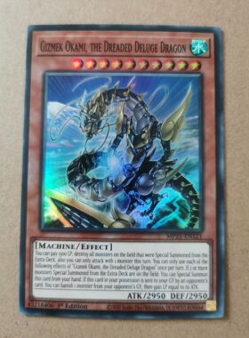 【假面卡牌】游戏王 MP21欧版 SR面闪 机巧辰-高暗御津羽龙 一刷