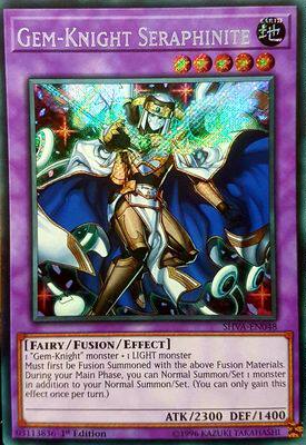 【假面卡牌】游戏王 美英欧版SCR 宝石骑士·斜绿 女神包SHVA一刷