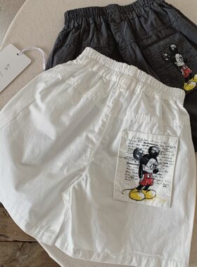 儿童短裤2026夏季新品男女童轻薄卡通棉布短裤宝宝裤子简约时尚潮