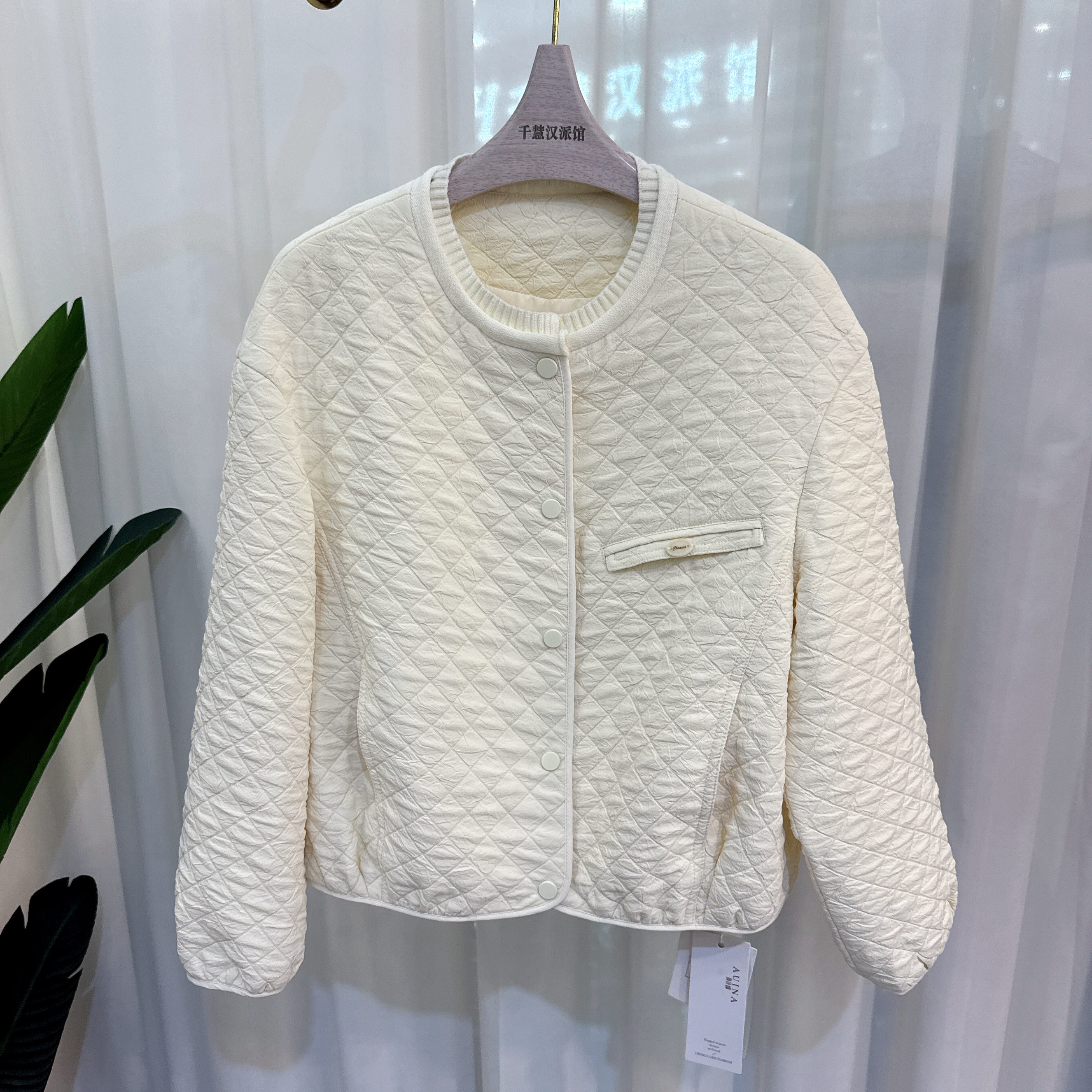 26YZW-A018时尚外套女短款夹克休闲气质上衣百搭2026春季专柜同款