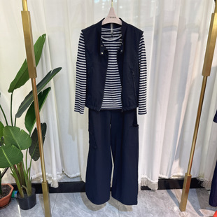 女馬甲小衫 套褲 93337時尚 子三件套氣質(zhì)2025秋季 專柜正品 褲 YCT