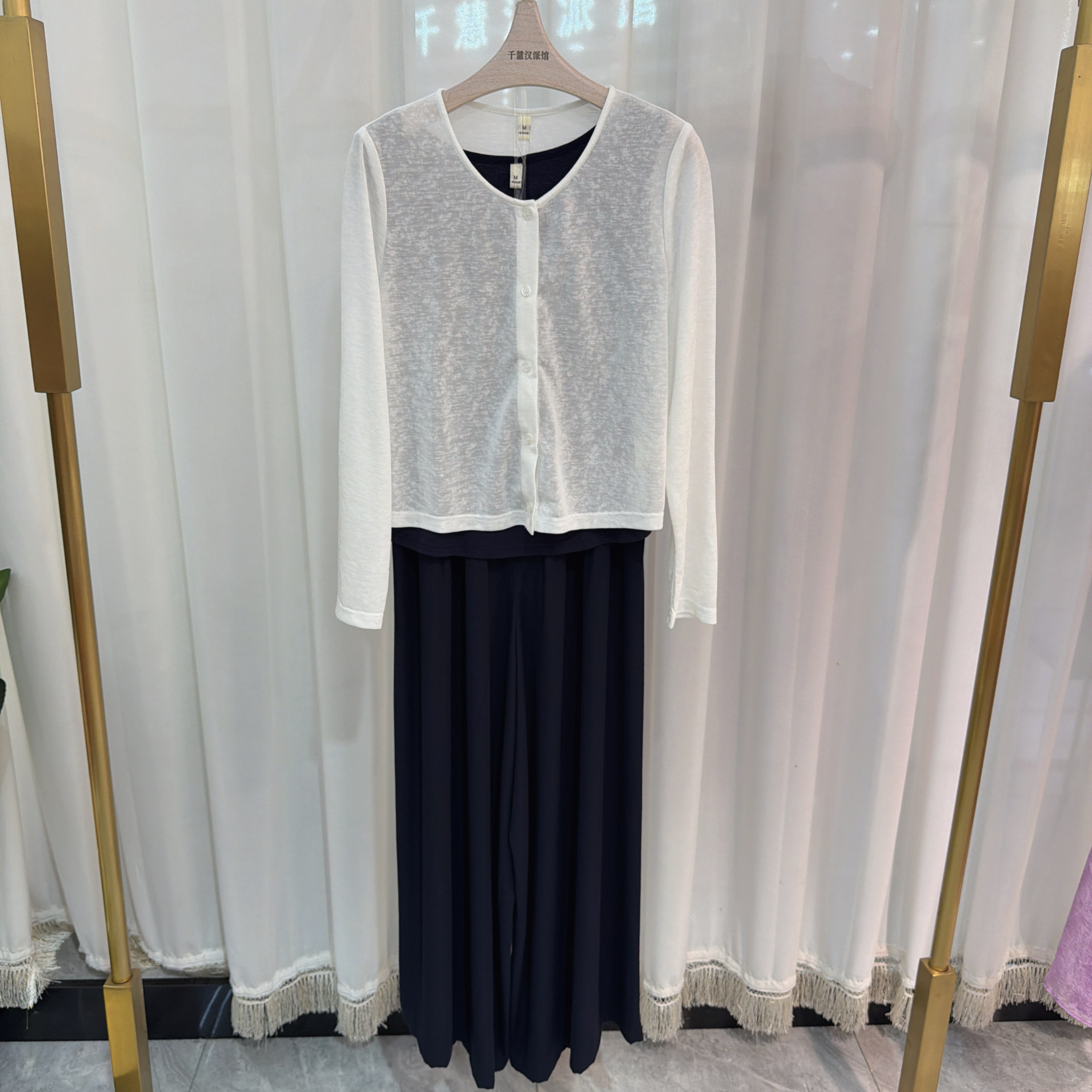 S26QTK087套裤女上衣背心裤子