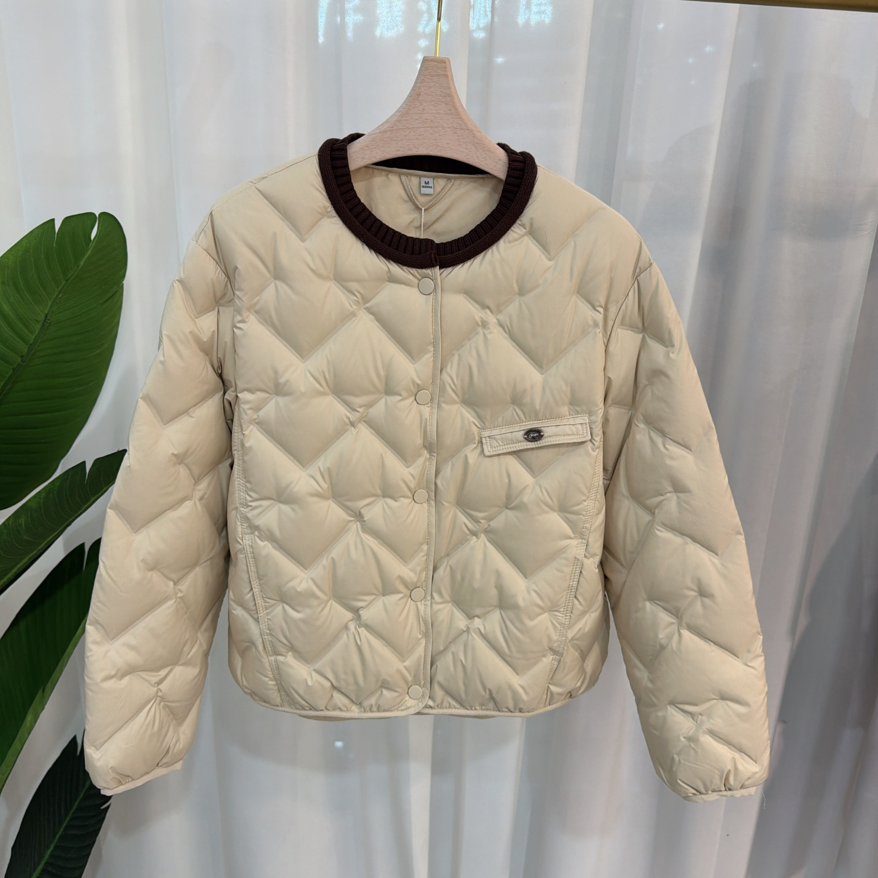 FD6005时尚羽绒服女短款保暖