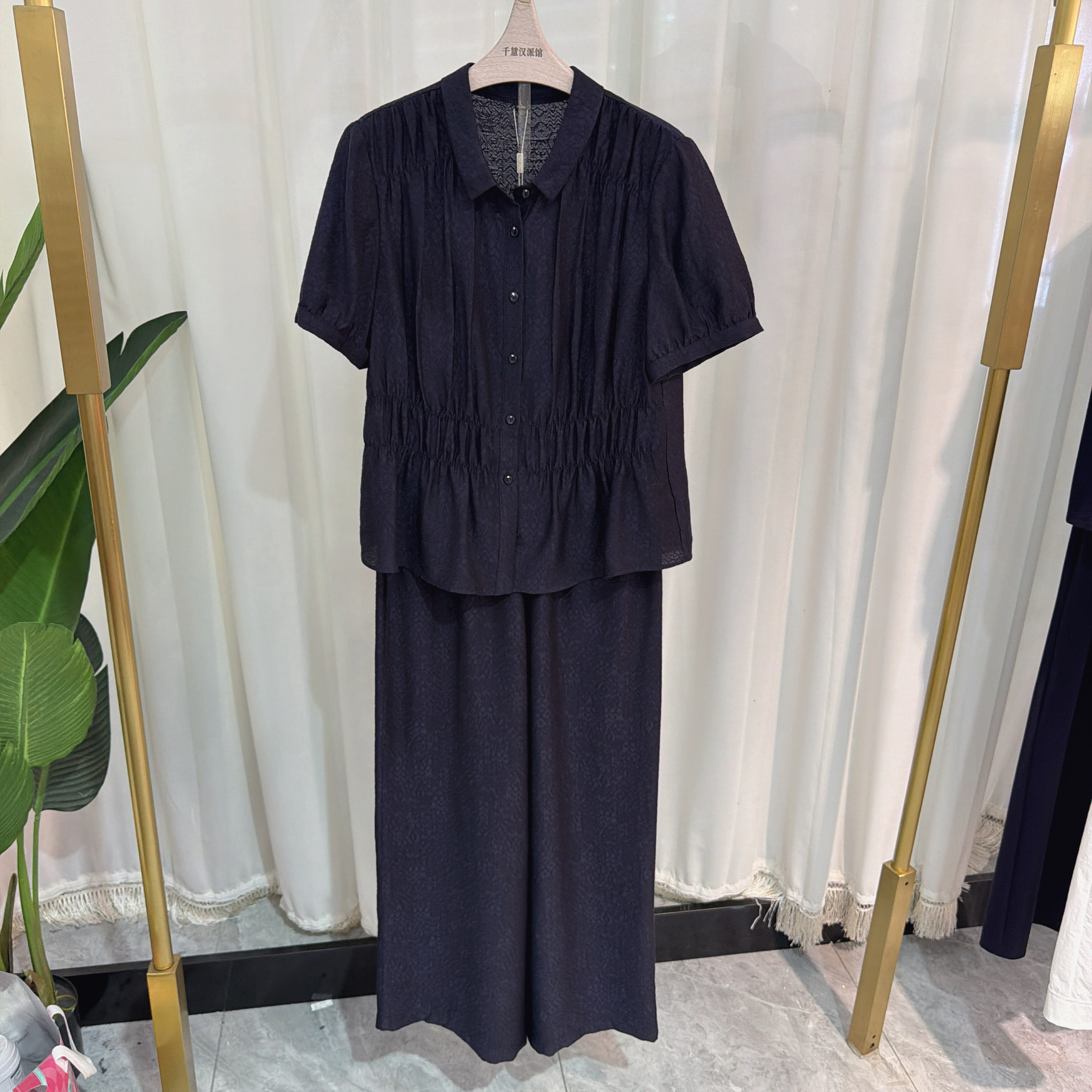 MDG622622时尚套裤女上衣裤子两件套洋气休闲2026夏季专柜同款