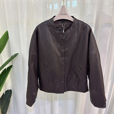 26CNM-1008时尚皮衣外套女休闲