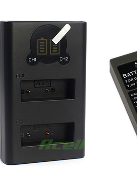 适用奥林巴斯E-410 E-420 E-450 E-620 PEN E-PL10相机电池充电器