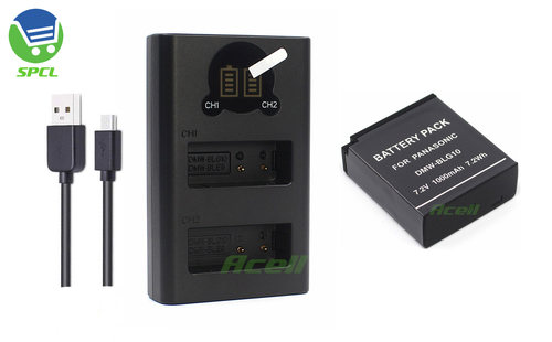 适用于 松下DMC-GX7MK2 GX85K GX7 Mark III相机电池+USB充电器