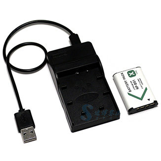 适用 SONY索尼DSC-H400 DSC-HX99 HDR-GW66 GWP88相机电池+充电器