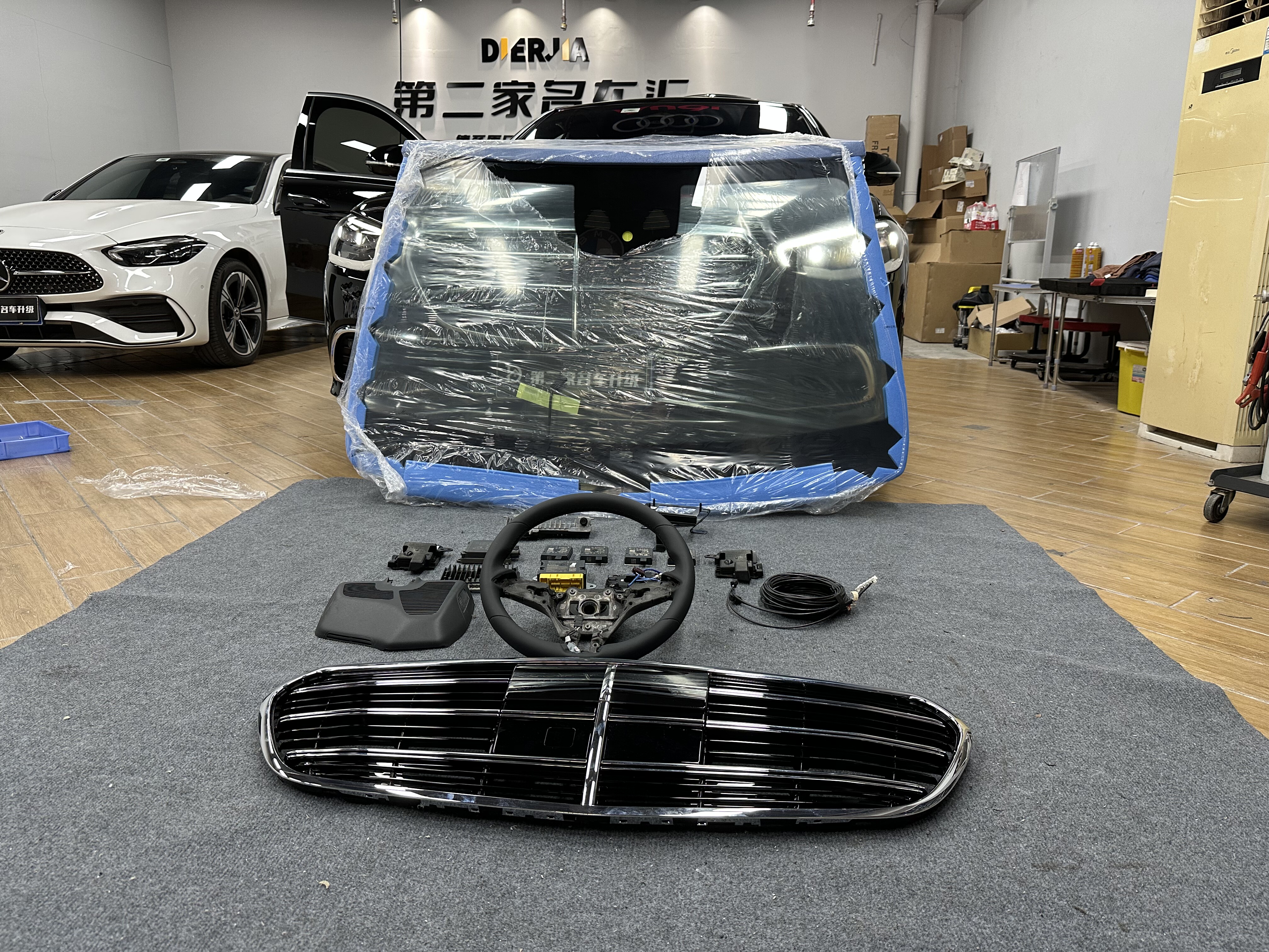 新款奔驰S级S400L商务豪华升级P20驾驶辅助系统23P驾驶辅助W223