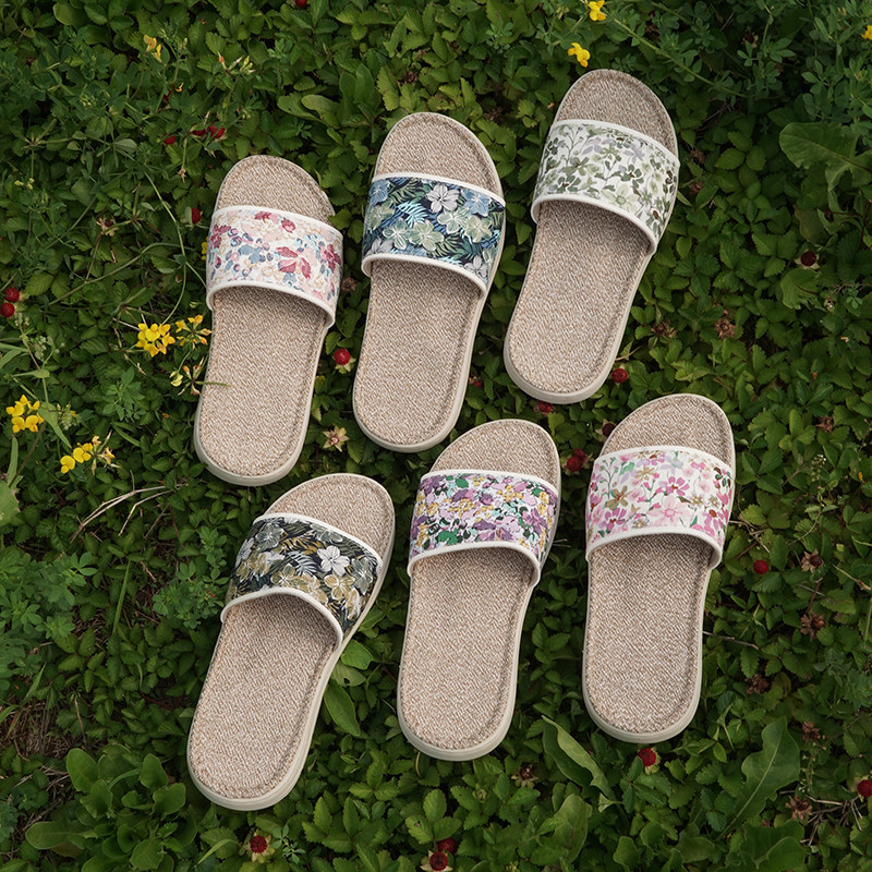 硕牌亚麻拖鞋高定棉麻家居女士四季春秋居家吸汗透气防滑舒适外穿,居家布艺,居家亚麻拖鞋,淘宝优惠券,粉丝福利购,淘宝优惠卷