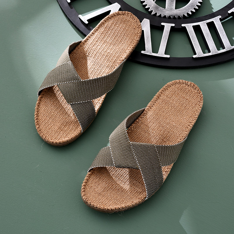 硕牌亚麻拖鞋男士夏季外穿防滑透气吸汗居家室内四季拖鞋亚麻,居家布艺,居家亚麻拖鞋,淘宝优惠券,粉丝福利购,淘宝优惠卷
