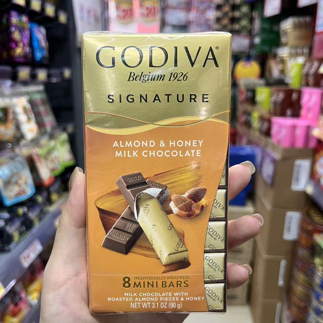 香港代购进口GODIVA蜂蜜海盐焦糖