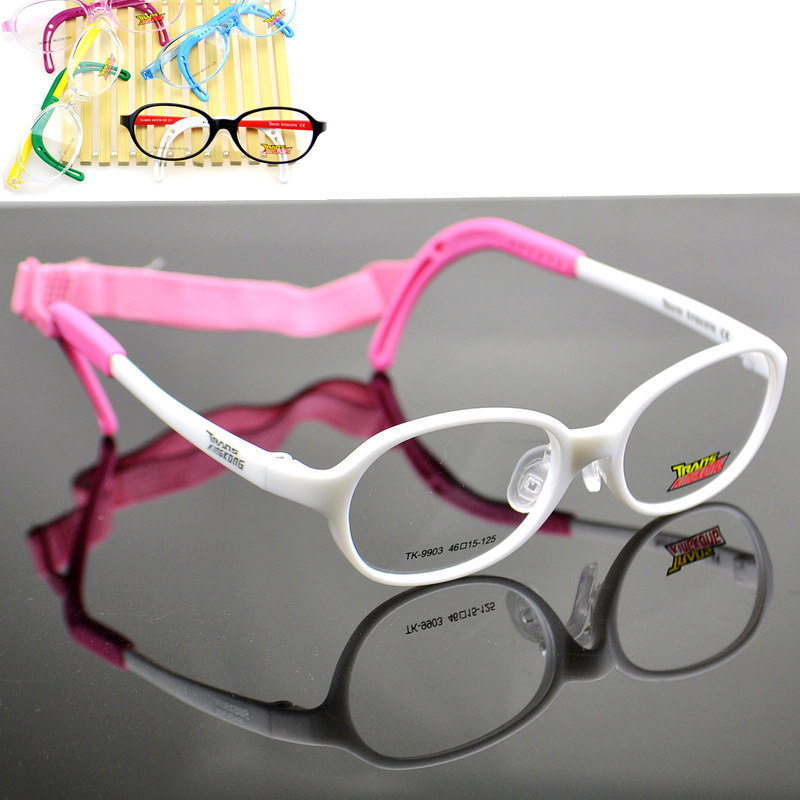 儿童近视眼镜架超轻硅胶鼻托幼儿框配镜男女孩弱视矫正TK61156116