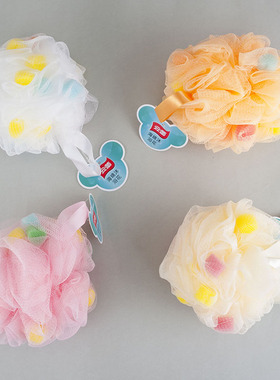 云蕾海绵沐浴花泡泡爽沐浴球洗澡可爱搓澡搓背起泡洗浴用品 11738