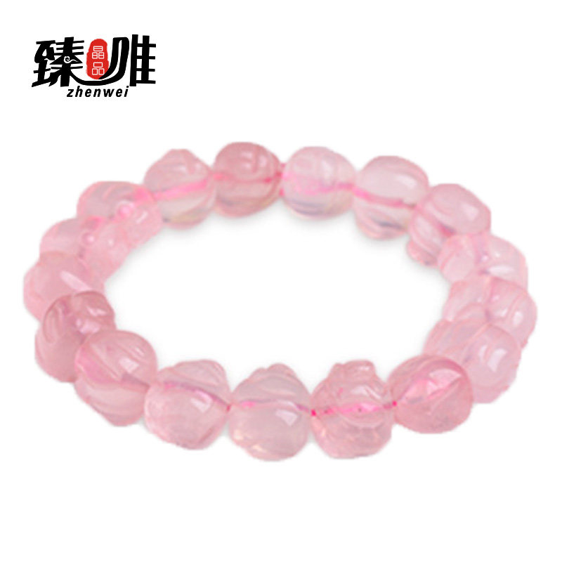 臻唯2022年虎年幸福新年粉晶小豬手鏈情人節愛情寶石小豬粉晶手鏈在類目 飾品/流行首飾/時尚飾品新, 項墜/吊墜中 - 來自Buy2taobao.com提供專業的淘寶代購服務