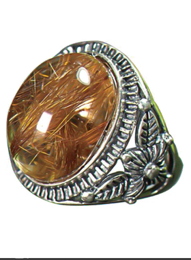 臻唯天然金发晶钛晶收藏一物一图