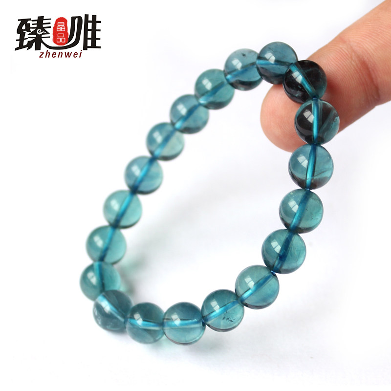Zhen Wei Collection natural Fluorite crystal Bracelet Lap men and women Blue Crystal Bracelet A giftin the Accessories/Fashion Jewelry, Bracelets  category - from Buy2taobao.com to provide professional Taobao agent buy service