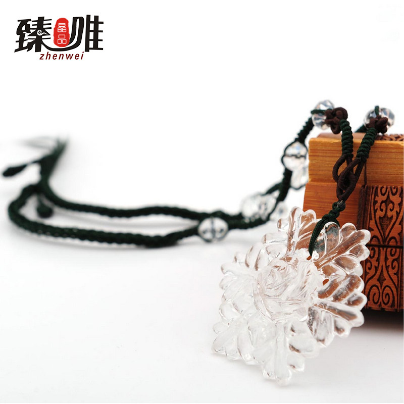 Zhen Wei singleton manual Two-sided Carved rose Snowflake natural White Crystal Pendant natural crystal Pendant Jewelryin the Accessories/Fashion Jewelry, Pendant/Pendant  category - from Buy2taobao.com to provide professional Taobao agent buy service