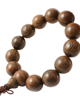 天然鸡翅木礼品佛珠手链