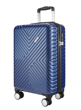 外交官拉杆箱新款20寸银色蓝色超轻大容量行李箱登机箱男女密码箱