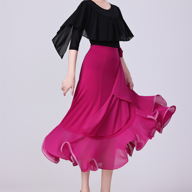 新款点帕斯中长款裙子广场舞上衣女舞蹈裙新款交谊舞双人舞小瓶盖,运动/瑜伽/健身/球迷用品,广场舞上装,淘宝优惠券,粉丝福利购,淘宝优惠卷