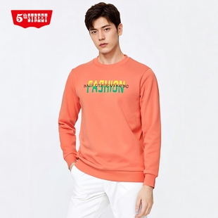 加绒卫衣661501 圆领长袖 244 street青春活力休闲男装 第五街5th