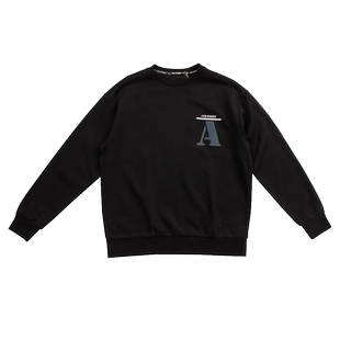 第五街新款男装青春休闲圆领卫衣套头长袖针织衫360505-213