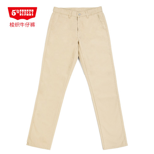 第五街春秋中腰男装商务休闲裤