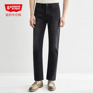 215133 潮流休闲中直筒中腰牛仔裤 244 street秋冬男装 第五街5th
