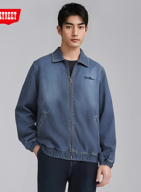 第五街5th street男装时尚牛仔外套宽松休闲夹克050801-243B0