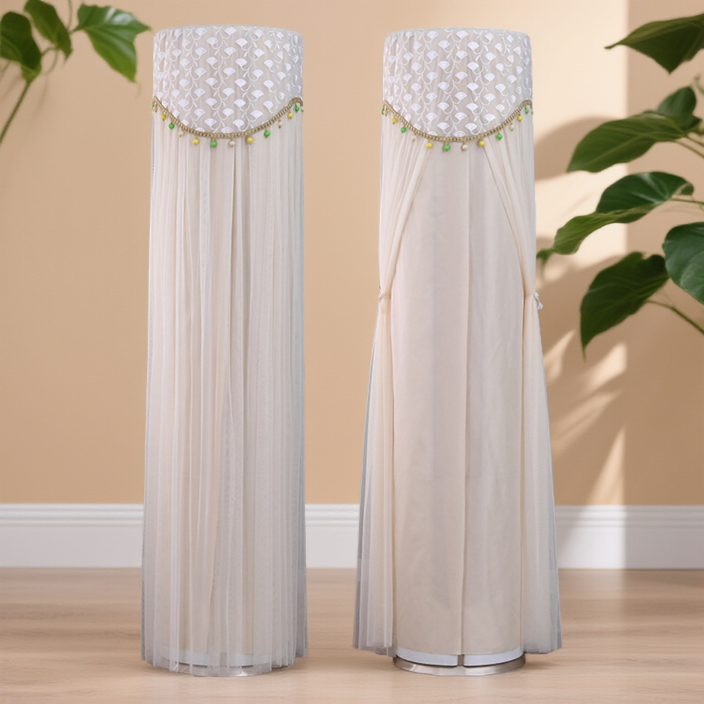 适用于美的京绽PRO空调罩2匹KFR-51LW/MJ1P立式圆形柜机防尘套